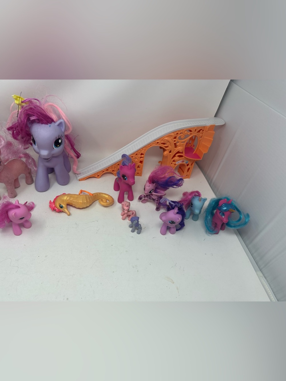 My Little Pony Pink, Purple & Blue Pony and Playset Pieces